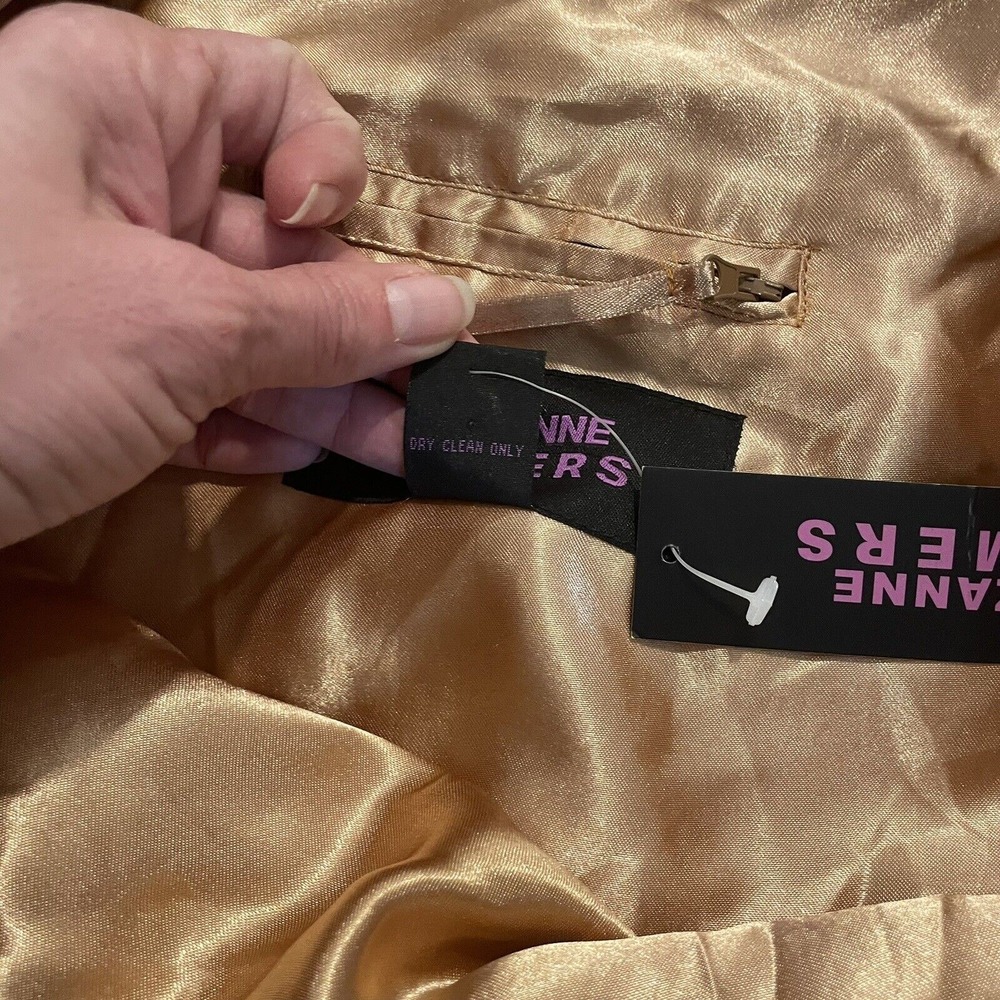 Suzanne Somers Collection Faux Mink Fur Collar Scarf Women's XS Costume Glam - Picture 6 of 7